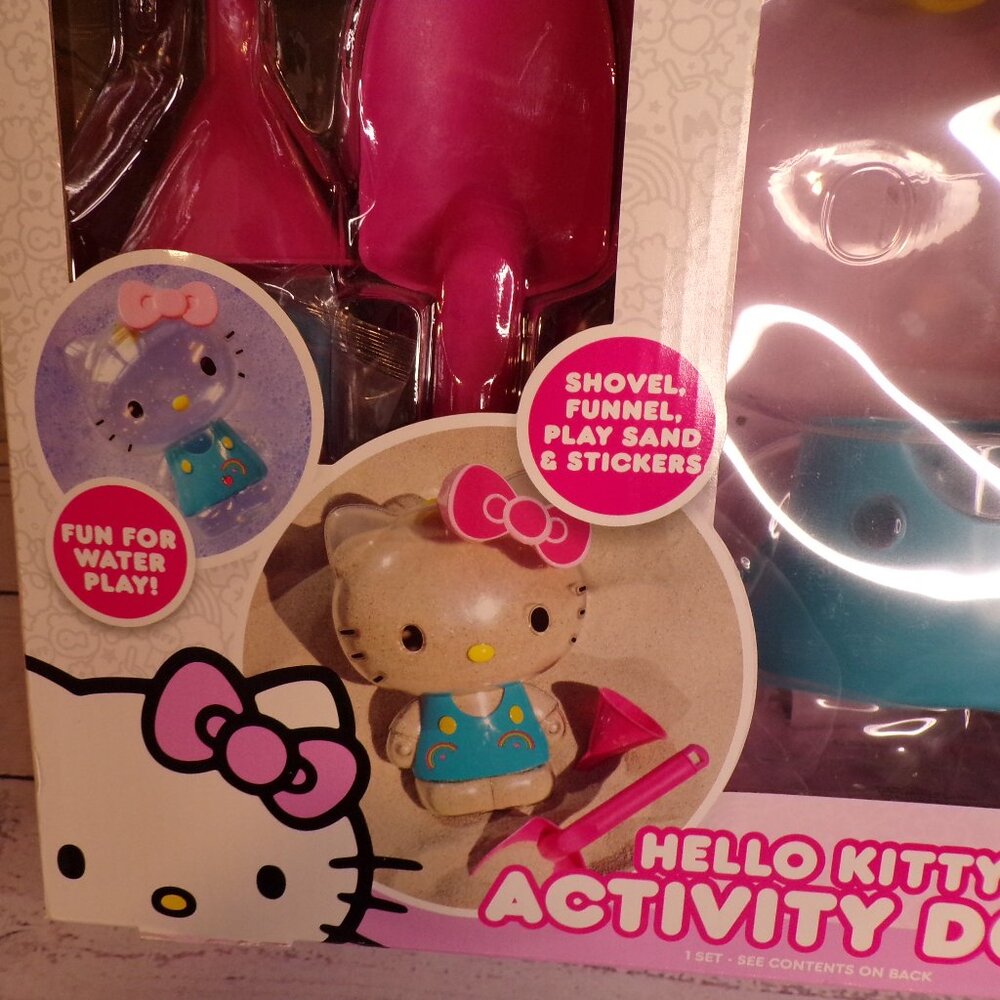 Hello Kitty Reusable Activity Doll, Sand or Water Sensory Toy with Stickers